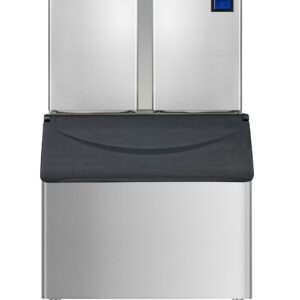 High-Capacity Split Square Ice Maker - Commercial Grade Daily Output 1500-2000 LBS Automatic Ice Cube Machine for Large Restaurants & Catering